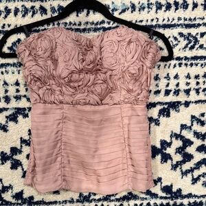Bebe Elegant Mauve Strapless Top, small